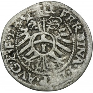Sliezsko, Habsburgovci, Ferdinand I., 1 Krajcar Wroclaw 1563 - RARE