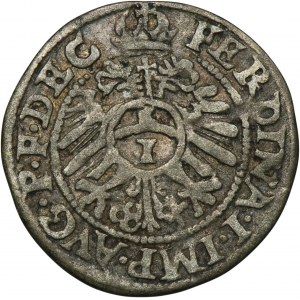 Schlesien, Habsburger Herrschaft, Ferdinand I., 1 Krajcar Breslau 1562 - RARE