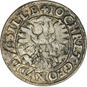 Schlesien, Herzogtum Legnicko-Brzesko-Wołowskie, Jan Chrystian und Jerzy Rudolf, 3 Krajcary Złoty Stok 1617 HR