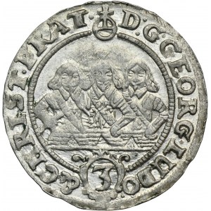 Silesia, Duchy of Liegnitz-Brieg-Wohlau, Georg III, Ludwig IV, Christian, 3 Kreuzer Brieg 1656