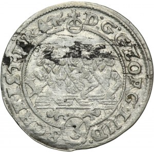 Silesia, Duchy of Liegnitz-Brieg-Wohlau, Georg III, Ludwig IV, Christian, 3 Kreuzer Brieg 1658 EW