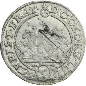 Silesia, Duchy of Liegnitz-Brieg-Wohlau, Georg III, Ludwig IV, Christian, 3 Kreuzer Brieg 1659 EW