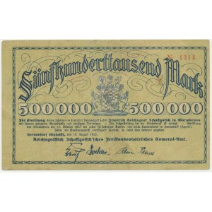 Hermsdorf a. Kynast (Sobieszów), 500.000 Mark - Umlaufexemplar