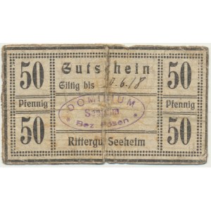 Jeziorki (Seeheim), 50 fenigów 1918
