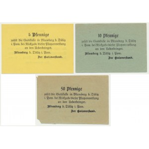 Blumberg, 5 - 50 fenigs (3 pieces) - 1st edition