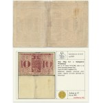 Oflag II C Woldenberg (Dobiegniew), 10 Mark 1944 seltener Nennwert - Sammlung Lucow