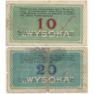 High, 10 and 20 fenig 1917