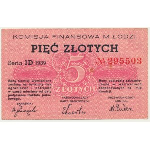 Lodz, 5 gold 1939