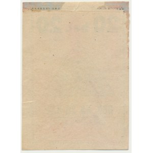 Lwów, Snapshot, 20 halerzy (1919)