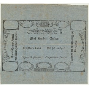 500 rýnskych guldenov 1806 - formulár