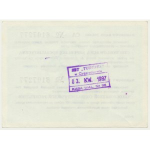 NBP voucher for 200 zlotys to exchange for crowns in Czechoslovakia