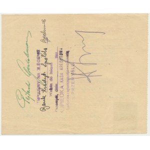 Kupiecka Kasa Kredytowa, poukážka na 20 zlotých z roku 1937