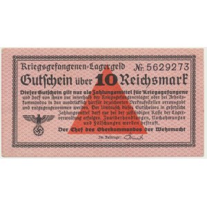 Kriegsgefangen Lagergeld, Oberkommando der Wehrmacht, 10 Mark (1939-45)