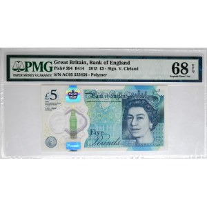 Vereinigtes Königreich, £5 2015 - PMG 68 EPQ