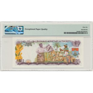 Bahamas, 50 Cents 968 - PMG 66 EPQ