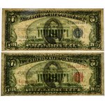 USA, lot 5 Dollars 1953 (2 pcs.)