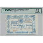 Paragwaj, 2 peso (1865) - PMG 64