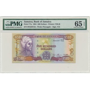 Jamajka, 500 USD 1994 - PMG 65 EPQ