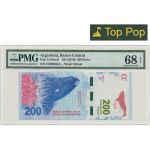Argentyna, 200 peso (2016) - PMG 68 EPQ