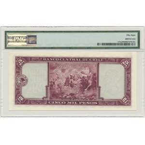 Chile, 5 000 pesos=500 condores (1947-59) - PMG 58