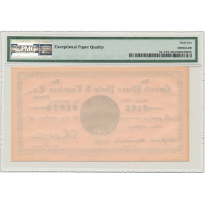 Kanada, 5 centów 1822 - PMG 65 EPQ