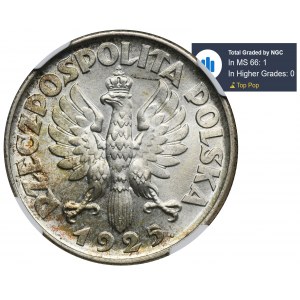 Žena a uši, 2 zlaté Londýn 1925 - NGC MS66 - OKAZOWA