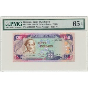 Jamaika, $50 1988 - PMG 65 EPQ