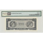 Dominikana, 1 peso (1964-73) - WZÓR - PMG 67 EPQ