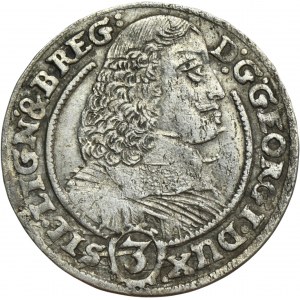 Silesia, Duchy of Liegnitz-Brieg-Wohlau, Georg III, 3 Kreuzer Brieg 1660