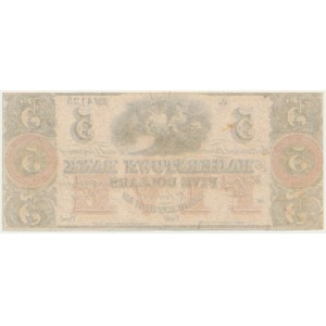 USA, Hagerstown Bank, 5 Dollars (1855-1899)