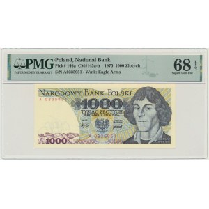 1.000 złotych 1975 - A - PMG 68 EPQ