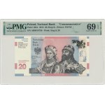 20 złotych 2015 - 1050 rocznica chrztu Polski - PMG 69 EPQ