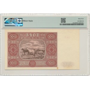 100 zloty 1947 - E - PMG 64