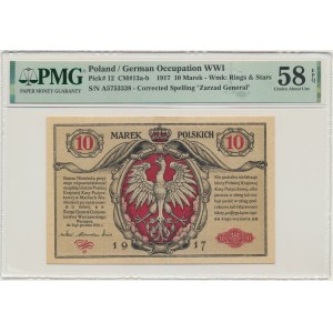 10 značiek 1916 - Všeobecné - vstupenky - PMG 58 EPQ
