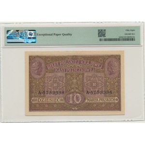 10 Mark 1916 - Allgemein - Karten - PMG 58 EPQ