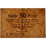 Danzig, 50 Fenig 1923 - Oktober - PMG 35