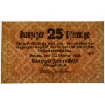 Danzig, 25 Pfennige 1923 - October - PMG 50