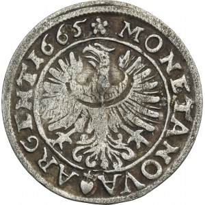 Slezsko, knížectví legnicko-brzesko-wołowské, Krystian Wołowski, 3 Krajcary Brzeg 1665