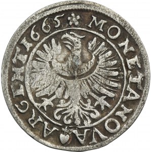 Sliezsko, vojvodstvo Legnicko-Brzesko-Wołowskie, Krystian Wołowski, 3 Krajcary Brzeg 1665