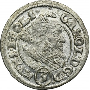 Slezsko, Ziębicko-Oleśnické knížectví, Karel II, 3 Krajcary Olesnica 1613