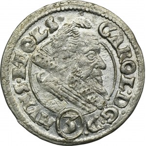 Silesia, Duchy of Münsterberg-Oels, Karl II, 3 Kreuzer Oels 1613