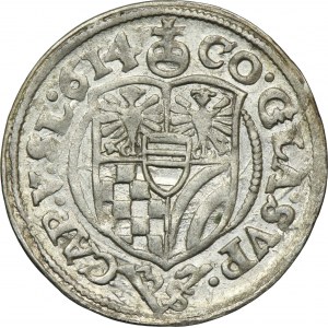 Schlesien, Herzogtum Ziębice-Oleśnica, Karl II., 3 Krajcary Olesnica 1614