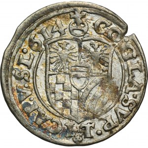 Schlesien, Herzogtum Ziębice-Oleśnica, Karl II., 3 Krajcary Olesnica 1614