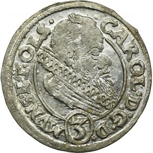Sliezsko, Ziębicko-Oleśnické kniežatstvo, Karol II, 3 Krajcary Olesnica 1615