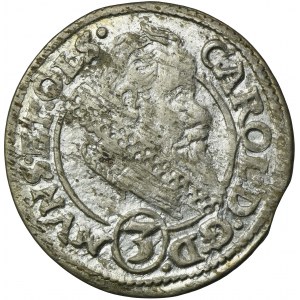 Schlesien, Herzogtum Ziębice-Oleśnica, Karl II., 3 Krajcary Olesnica 1616