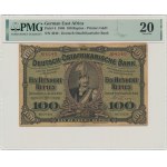 German, East Africa, 100 Rupien 1905 - PMG 20 - repeated serial number
