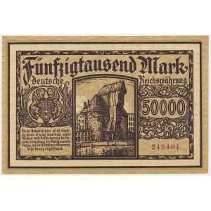 Gdansk, 50 000 mariek 1923