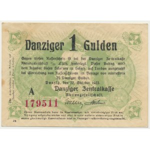 Danzig, 1 gulden 1923 - október -