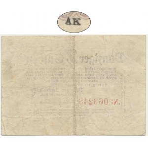 Danzig, 2 Gulden 1923 - October - AK initials