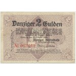 Danzig, 2 Gulden 1923 - Oktober - Initialen AK
